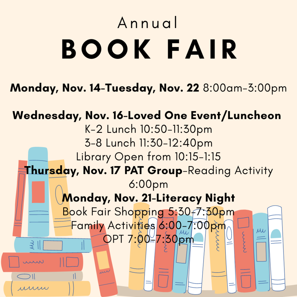 Annual Book Fair Schedule
