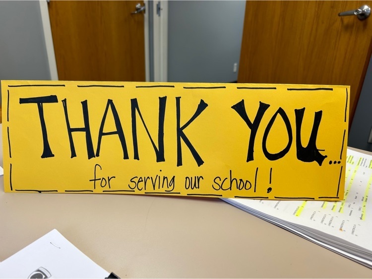 School Board Appreciation sign